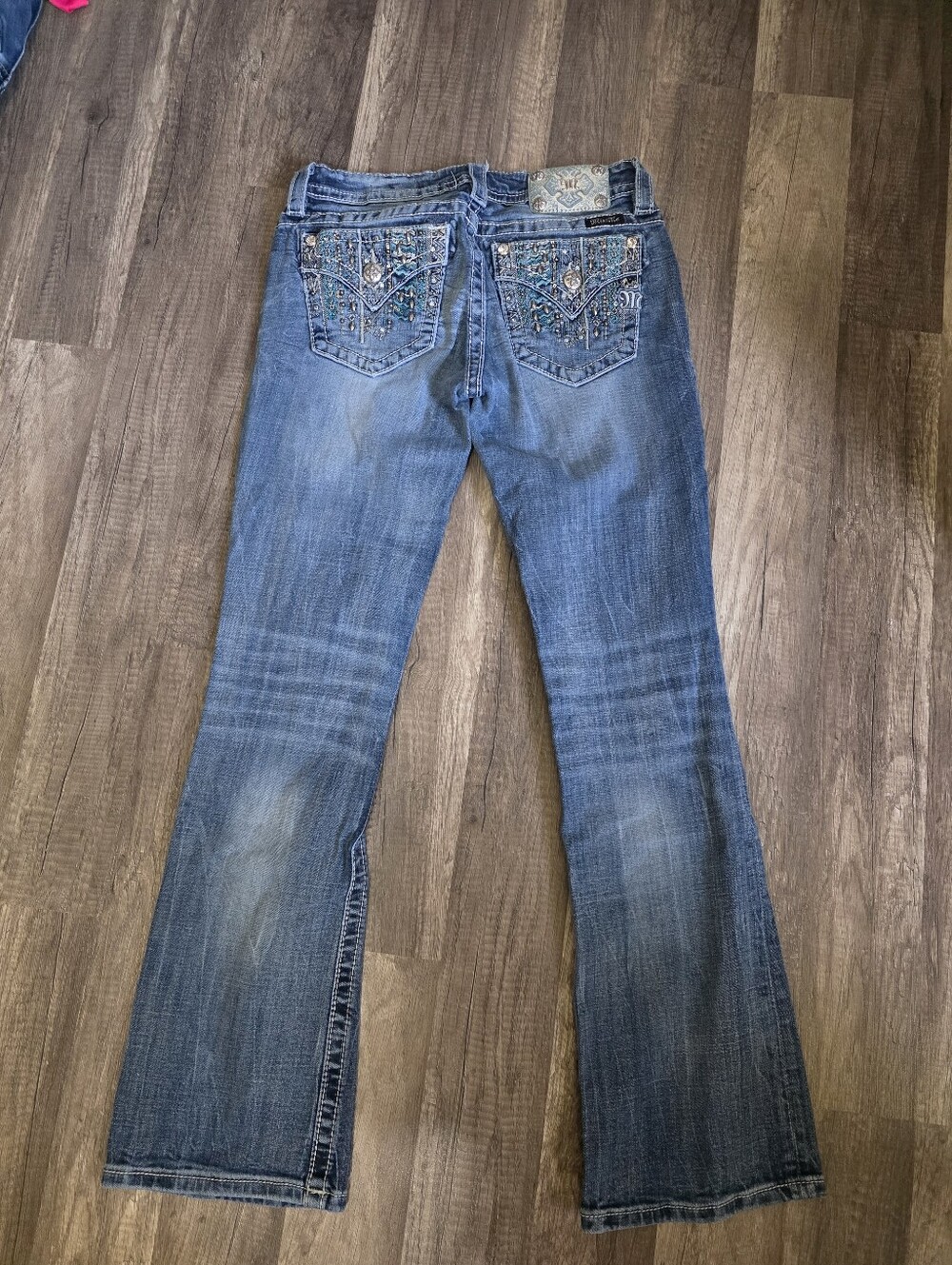 Miss Me Blue Flared Denim Jeans